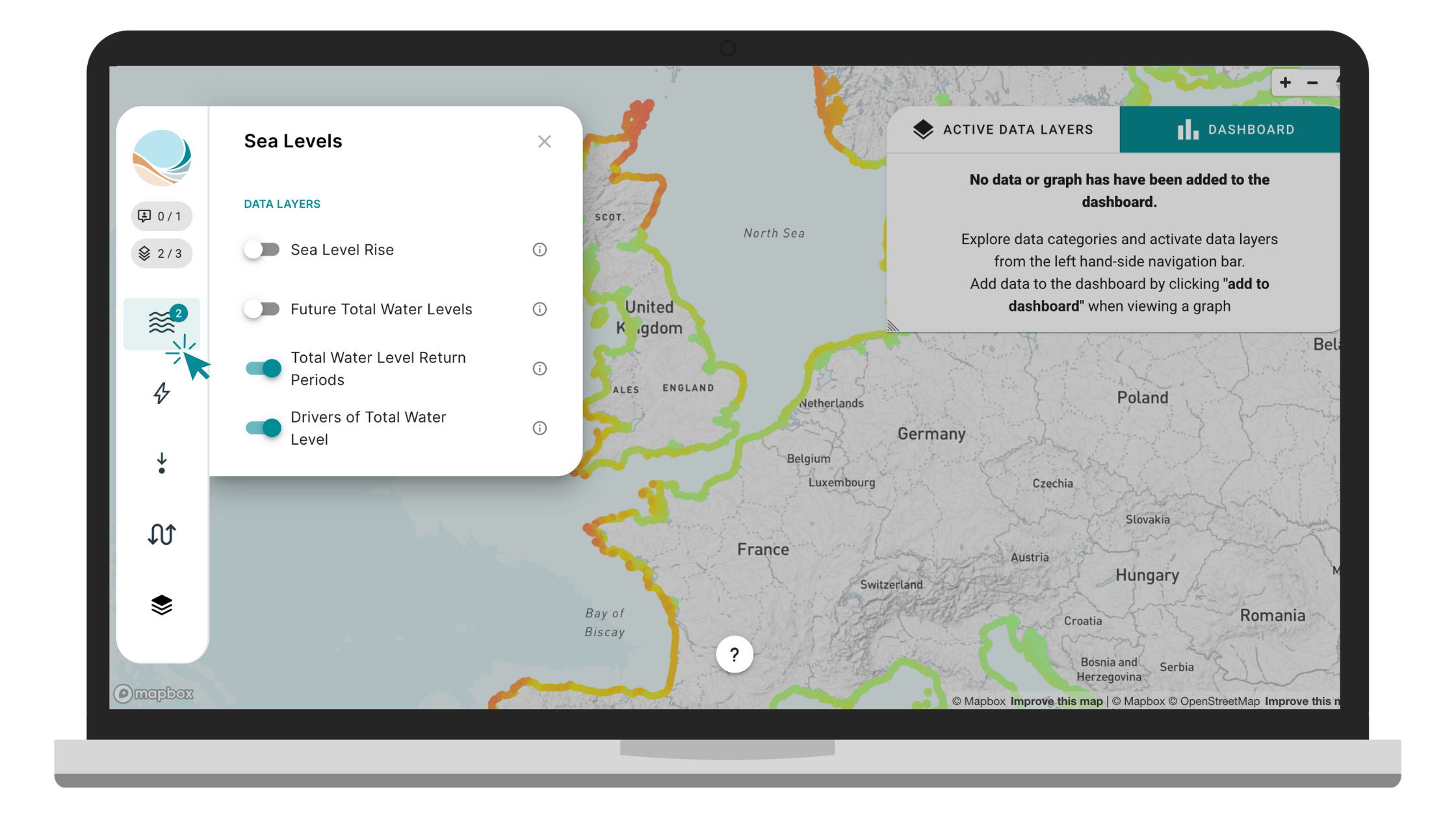 Upload an image or GIF showing how to activate layers