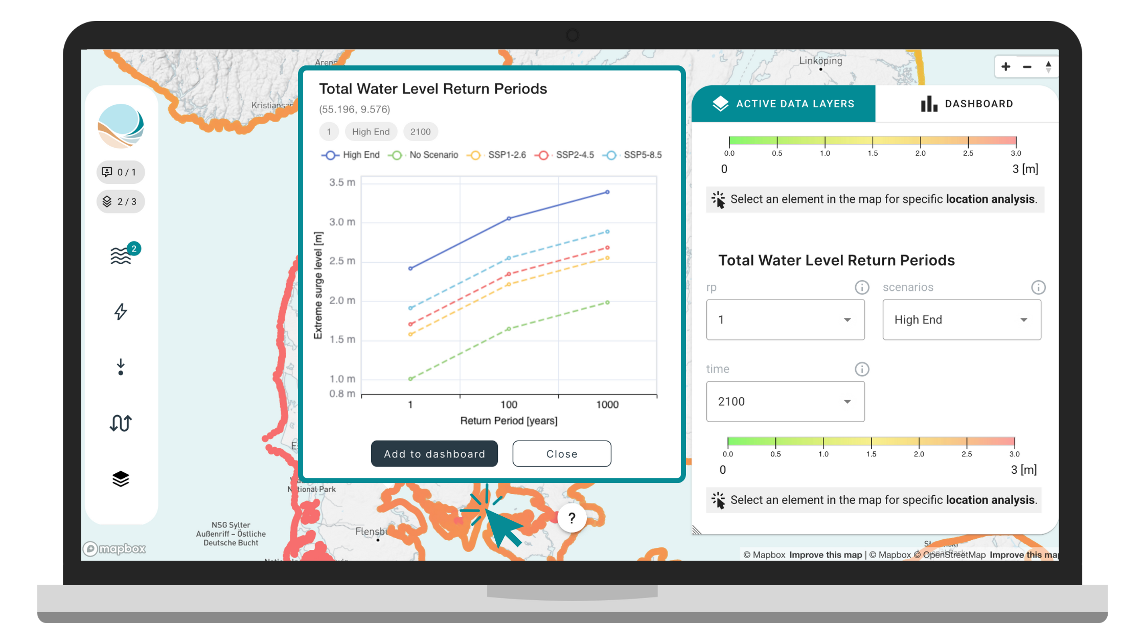 Upload a GIF showing map interactions